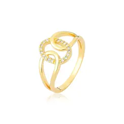 ANEL SEMIJOIA OVAL CRAVEJADO COM DETALHE VAZADO - LUIZA MOTA REF. 262051