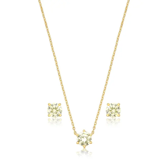 CONJUNTO SEMIJOIA PONTO DE LUZ - LUIZA MOTA.