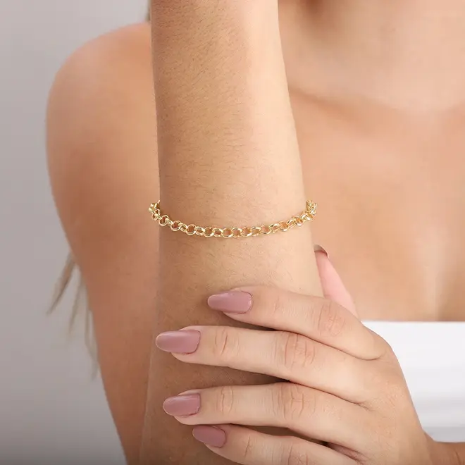 PULSEIRA SEMI JOIA ELO PORTUGUES