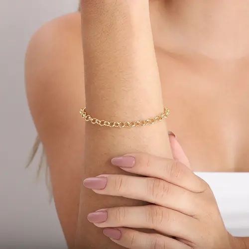 PULSEIRA SEMI JOIA ELO PORTUGUES