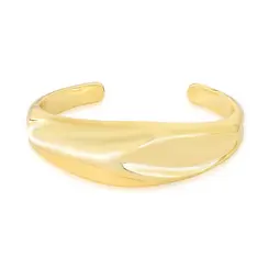 BRACELETE SEMIJOIA ORGANICO LISO - LUIZA MOTA